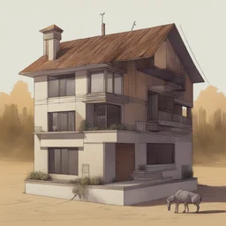 a house by El Huervo