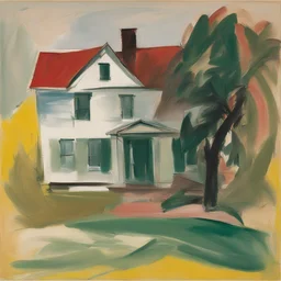 a house by Elaine de Kooning