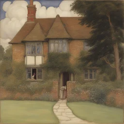 a house by Eleanor Fortescue-Brickdale