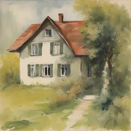 a house by Elfriede Lohse-Wächtler