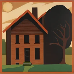 a house by Elizabeth Catlett