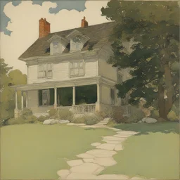 a house by Elizabeth Shippen Green