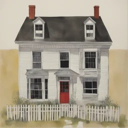 a house by Ellen Gallagher