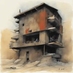 a house by Enki Bilal