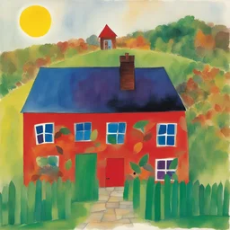 a house by Eric Carle