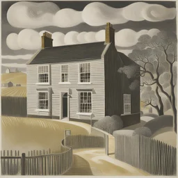 a house by Eric Ravilious