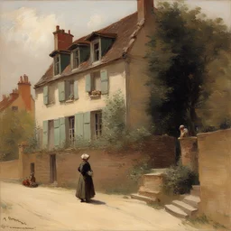 a house by Ernest Meissonier