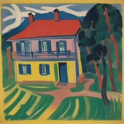 a house by Ernst Ludwig Kirchner