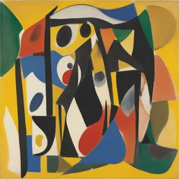 a house by Ernst Wilhelm Nay