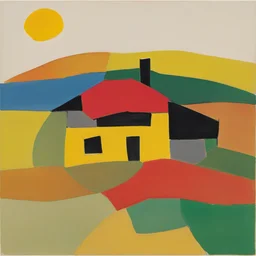 a house by Etel Adnan