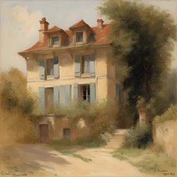 a house by Eugène Girardet