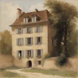 a house by Eugène Giraud