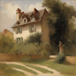 a house by Eugene Leroy