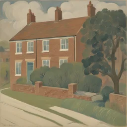 a house by Evelyn Dunbar