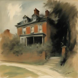 a house by Everett Shinn