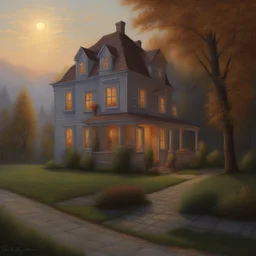 a house by Evgeny Lushpin