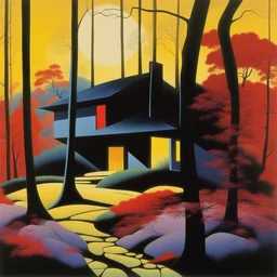 a house by Eyvind Earle