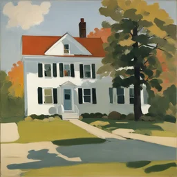 a house by Fairfield Porter