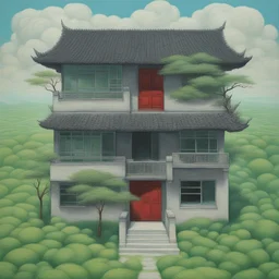 a house by Fang Lijun
