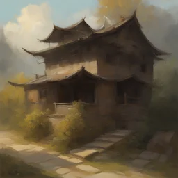 a house by Fenghua Zhong