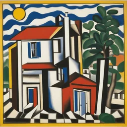 a house by Fernand Leger