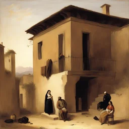 a house by Francesco Hayez