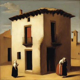 a house by Francisco de Zurbaran