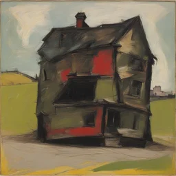 a house by Frank Auerbach