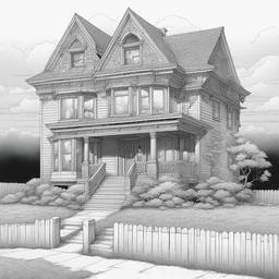 a house by Frank Cho