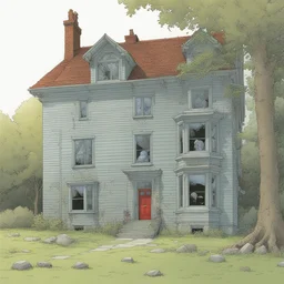 a house by Frank Quitely