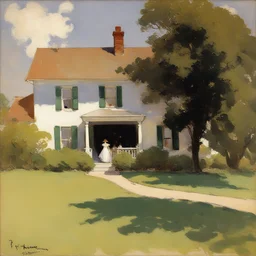 a house by Frank Weston Benson