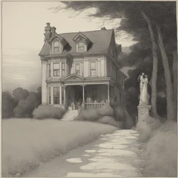 a house by Franklin Booth