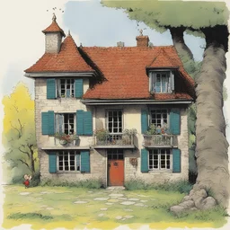 a house by Franquin