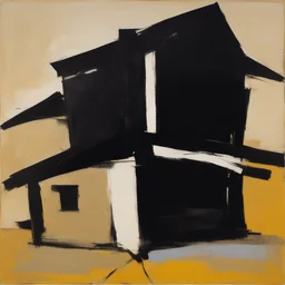 a house by Franz Kline