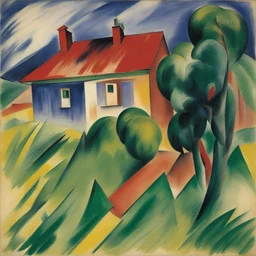 a house by Franz Marc