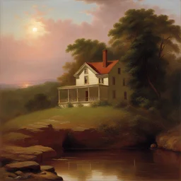 a house by Frederic Edwin Church