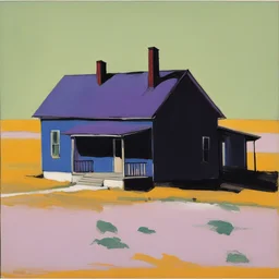 a house by Fritz Scholder