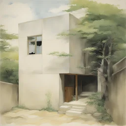 a house by Fujishima Takeji