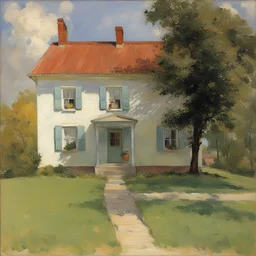 a house by Gari Melchers
