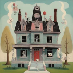 a house by Gary Baseman