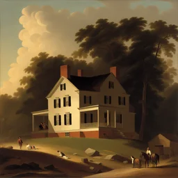 a house by George Caleb Bingham