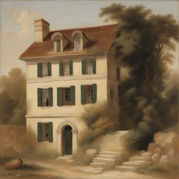 a house by George Dionysus Ehret