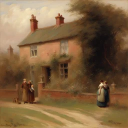 a house by George Elgar Hicks