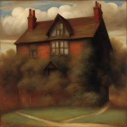 a house by George Frederic Watts