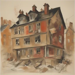 a house by George Grosz