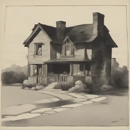 a house by George Herriman