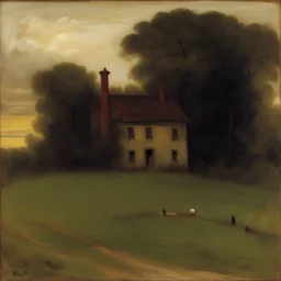 a house by George Inness