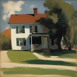 a house by George Luks