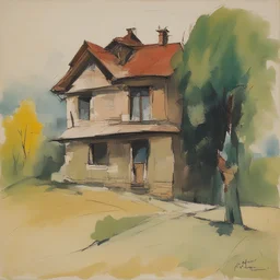 a house by George Stefanescu