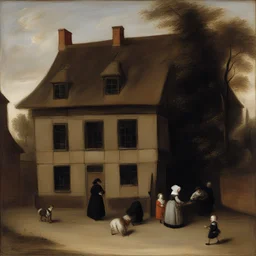 a house by Gerard ter Borch